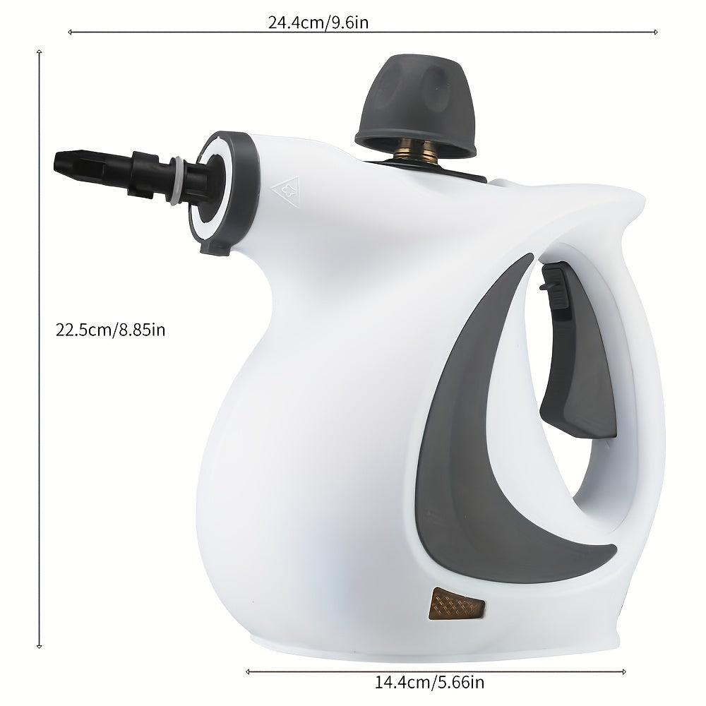 [Portable Multi-Purpose] Steam Cleaner - Multi-Functional Household Handheld Steam Cleaner 1050W With 12 Accessories - Suitable For Kitchen, Tiles, Windows, Cars, Carpets - No Chemical Substances - Portable Multi-Purpose Steam Cleaner (US Standard)