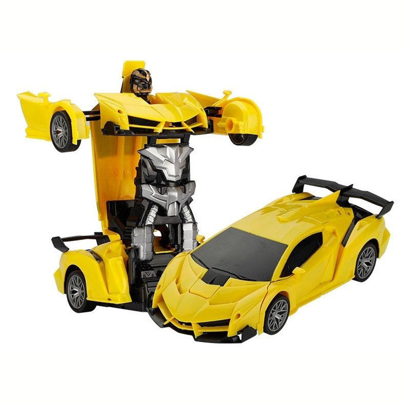 1:18 Scale Transforming Car Robot Toy Suitable for Kids Over 3 Years, USB Drifting Car with One-Button Deformation, Racing Vehicle for & Birthday Gifts, Educational Toys