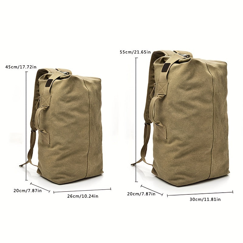 Retro Large Capacity Backpack, Travel Bag Student Schoolbag, Outdoor Travel Sports Backpack, Trendy Men's Bag