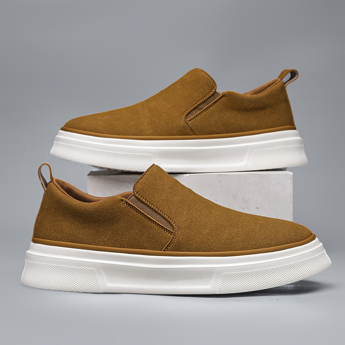 Men's Slip-On Sneakers • All-Season • Lightweight • Comfortable Casual