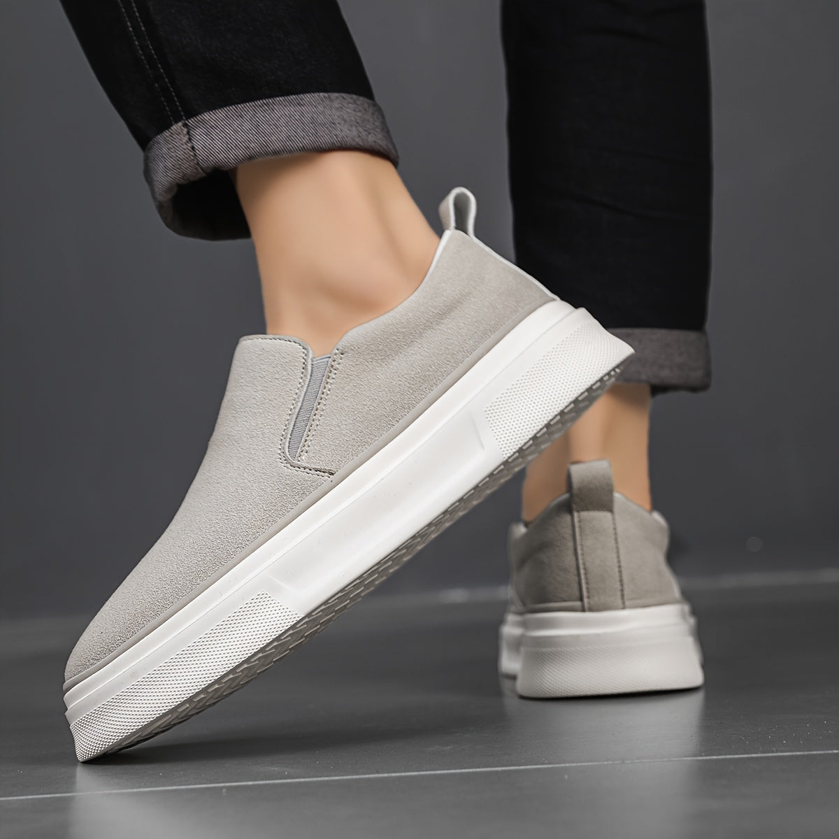 Men's Slip-On Sneakers • All-Season • Lightweight • Comfortable Casual