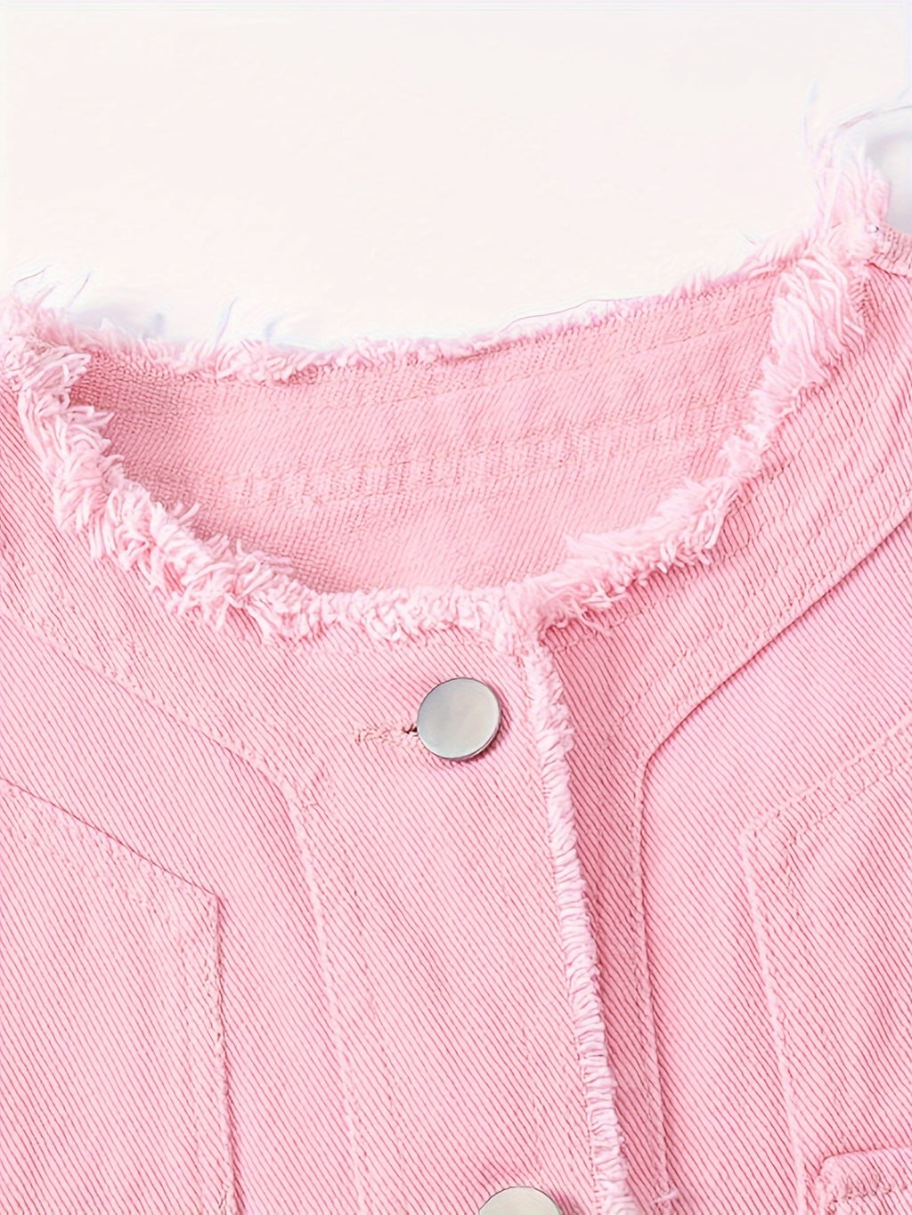 Women's Candy Color Sleeveless Denim Vest Button Jean Waistcoat Collarless Jacket Tassel Design Vest for Women