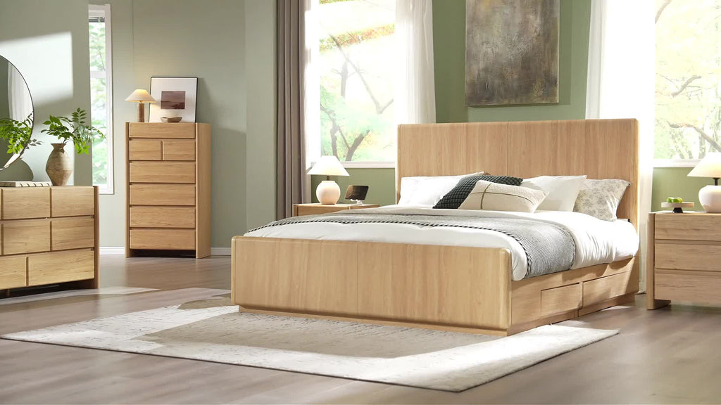 Modern 8-Drawer Dresser Suitable for Bedroom & Living Room - 55" Wide Solid Frame MDF Chest of Drawers with Wood, Rounded Corners, Ample Storage, Assembly Required (Space-Saving for Narrow Rooms)