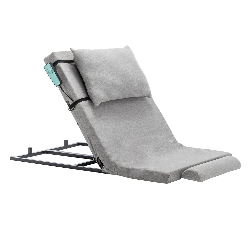 Adjustable Bed Backrest 4-68° Lift, 300 LBS Weight Capacity, Machine-washable Fabric, Suitable for Elderly, Pregnancy, Patients, Handicap Assistance - Fits Most Bed Frames