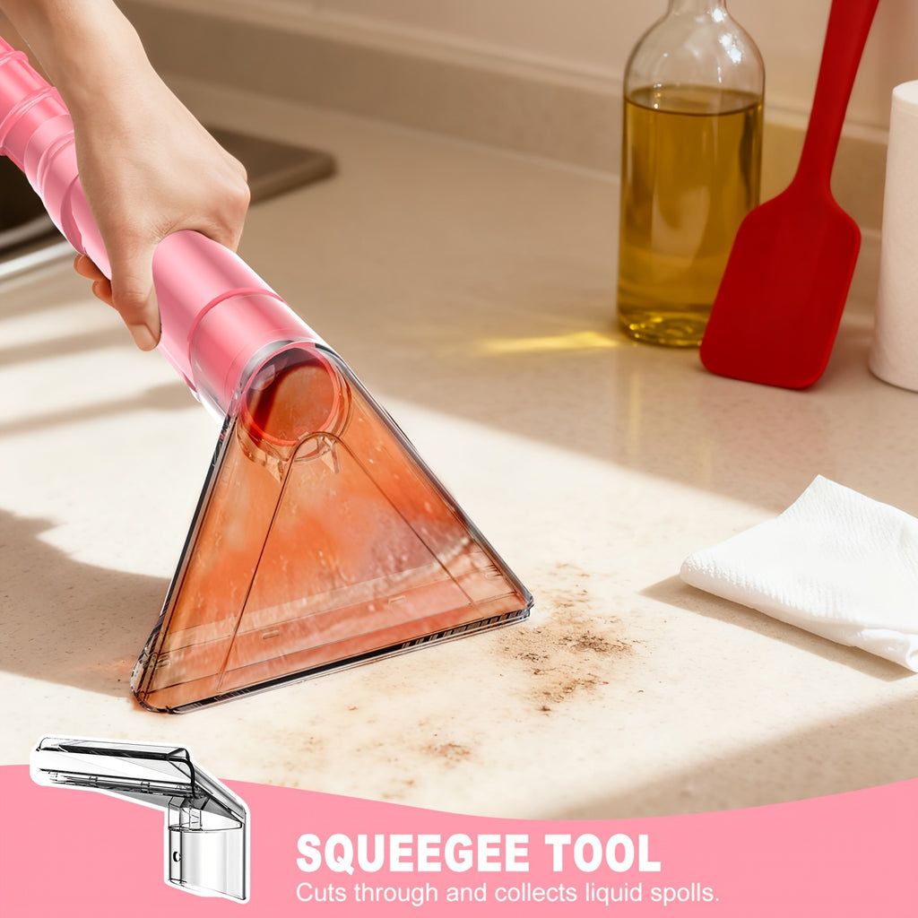 Portable Carpet Spot Cleaner And Pet Stain Remover, 25Kpa Powerful Suction with Versatile Tools for Upholstery, Couches, Car And Auto Detailer