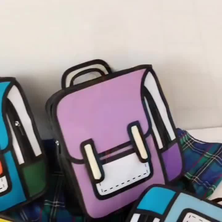 Anime 3D Multifunctional Backpack Fashion Comic Backpack Large Capacity Comfortable Backpack - Durable And Stylish Designed for Everyday Use