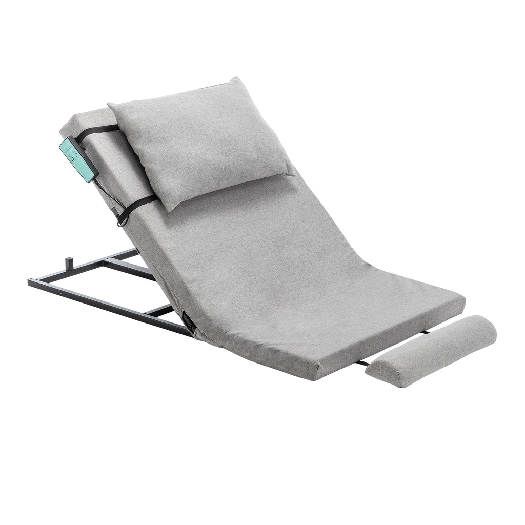 Adjustable Bed Backrest 4-68° Lift, 300 LBS Weight Capacity, Machine-washable Fabric, Suitable for Elderly, Pregnancy, Patients, Handicap Assistance - Fits Most Bed Frames