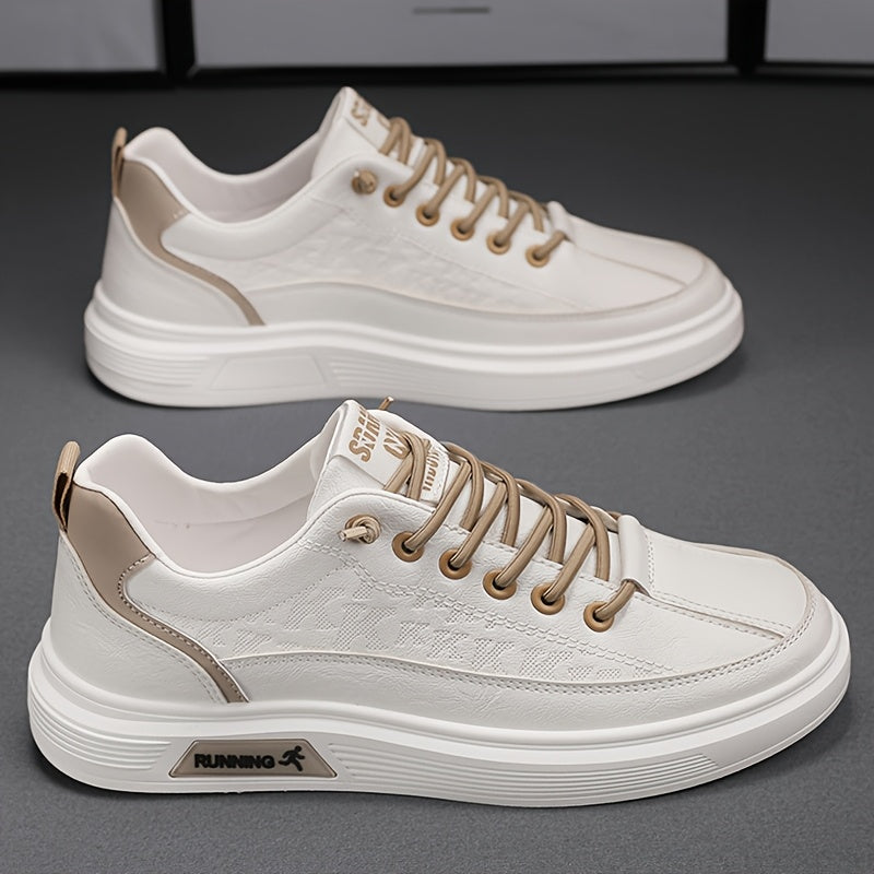 Men's Korean Style Trendy Low-Top Sneakers: Versatile, Lightweight Casual Shoes for Youthful Fashion and Sports - Oversized Sizes Available