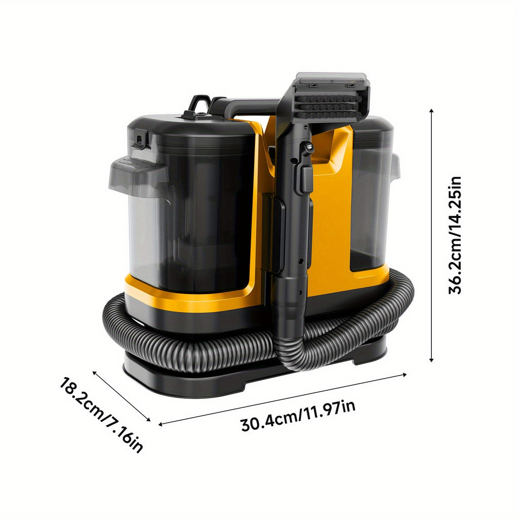 Portable Carpet Cleaner & Upholstery Cleaner Machine - 45Kpa Carpet Cleaner Machine, Self-Cleaning, Deep Cleaner for Pet Stains, Cars, Couch, Rug, Furniture with Dual Brush, Large Tank