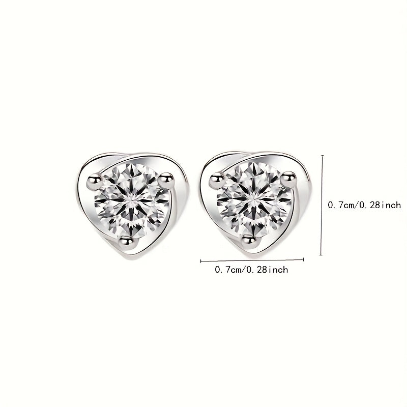 Elegant Heart-Shaped Earrings Are Perfect for Everyday Wear And Gifting