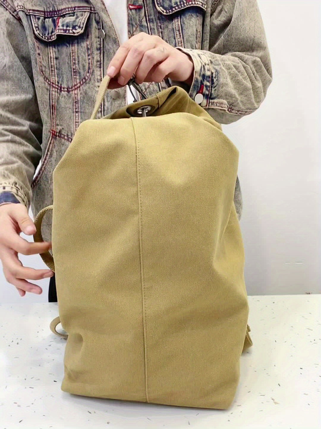 Retro Large Capacity Backpack, Travel Bag Student Schoolbag, Outdoor Travel Sports Backpack, Trendy Men's Bag
