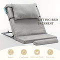 Adjustable Bed Backrest 4-68° Lift, 300 LBS Weight Capacity, Machine-washable Fabric, Suitable for Elderly, Pregnancy, Patients, Handicap Assistance - Fits Most Bed Frames