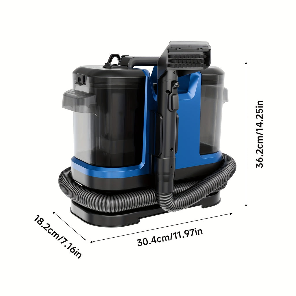 Portable Carpet Cleaner & Upholstery Cleaner Machine - 45Kpa Carpet Cleaner Machine, Self-Cleaning, Deep Cleaner for Pet Stains, Cars, Couch, Rug, Furniture with Dual Brush, Large Tank