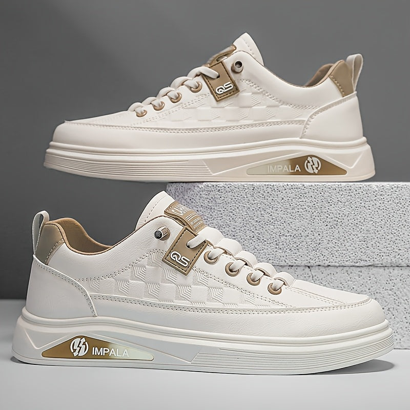 [Sneakers] Spring New Men'S Low-Top Thick Sole Fashion Trendy Versatile Casual Slip-On Breathable Sports Casual Shoes Preppy Style Men'S Shoes