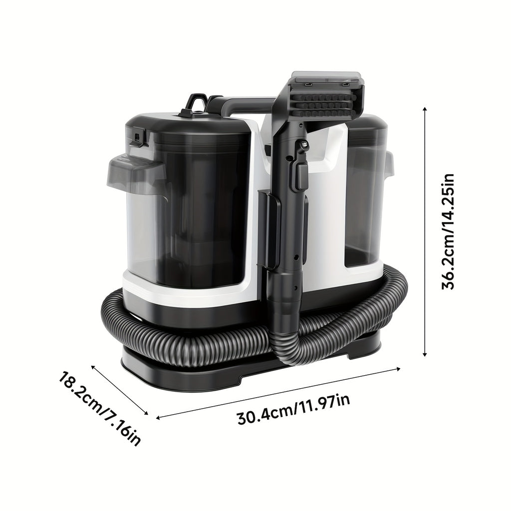 Portable Carpet Cleaner & Upholstery Cleaner Machine - 45Kpa Carpet Cleaner Machine, Self-Cleaning, Deep Cleaner for Pet Stains, Cars, Couch, Rug, Furniture with Dual Brush, Large Tank