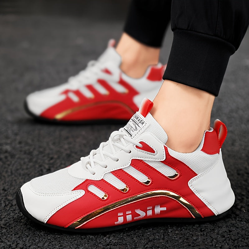 [sneakers] New Men'S High-Top Shoes for Spring, Trendy Outdoor Casual Footwear Suitable for Travel, Outdoor Walks, And All Seasons