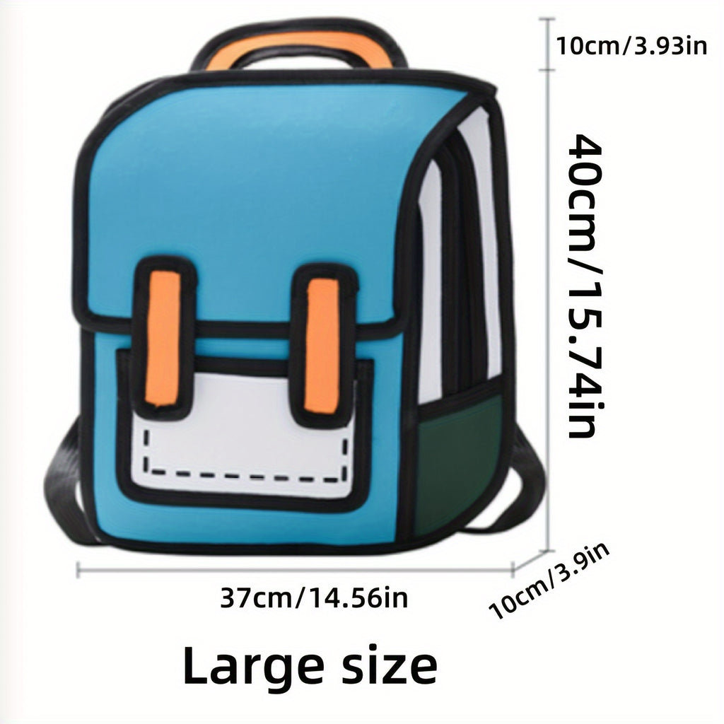 Anime 3D Multifunctional Backpack Fashion Comic Backpack Large Capacity Comfortable Backpack - Durable And Stylish Designed for Everyday Use