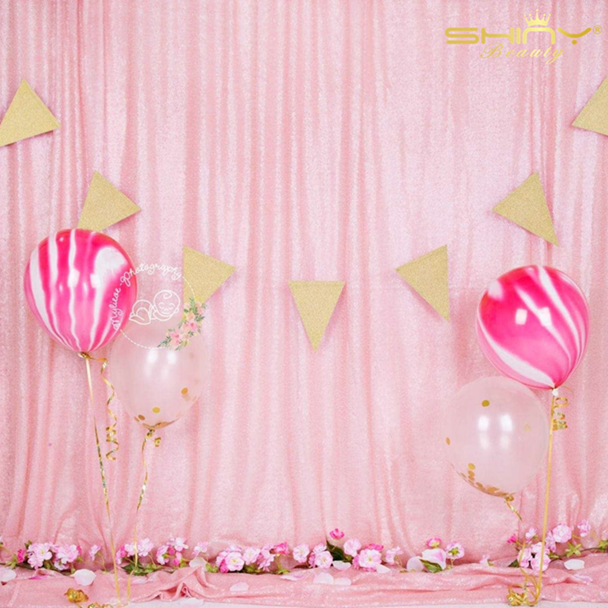 10pcs Pack Outdoor Curtains Suitable for Celebration Party Wedding Drapes with Sequin Backdrop, Semi-Sheer Blinds for Gazebo, Garden, Doorway - Grommet Top Hanging Curtains, Hand Washable /Nylon Decor