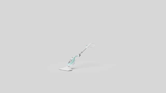 10in1 Steam Mop, 1550W Detachable Handheld Floor Cleaner with 16ft Power Cord 2 Washable Pads for Hardwood Tile Carpet and More