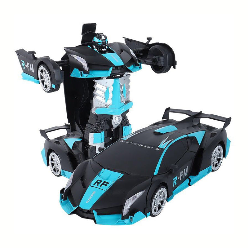 1:18 Scale Transforming Car Robot Toy Suitable for Kids Over 3 Years, USB Drifting Car with One-Button Deformation, Racing Vehicle for & Birthday Gifts, Educational Toys