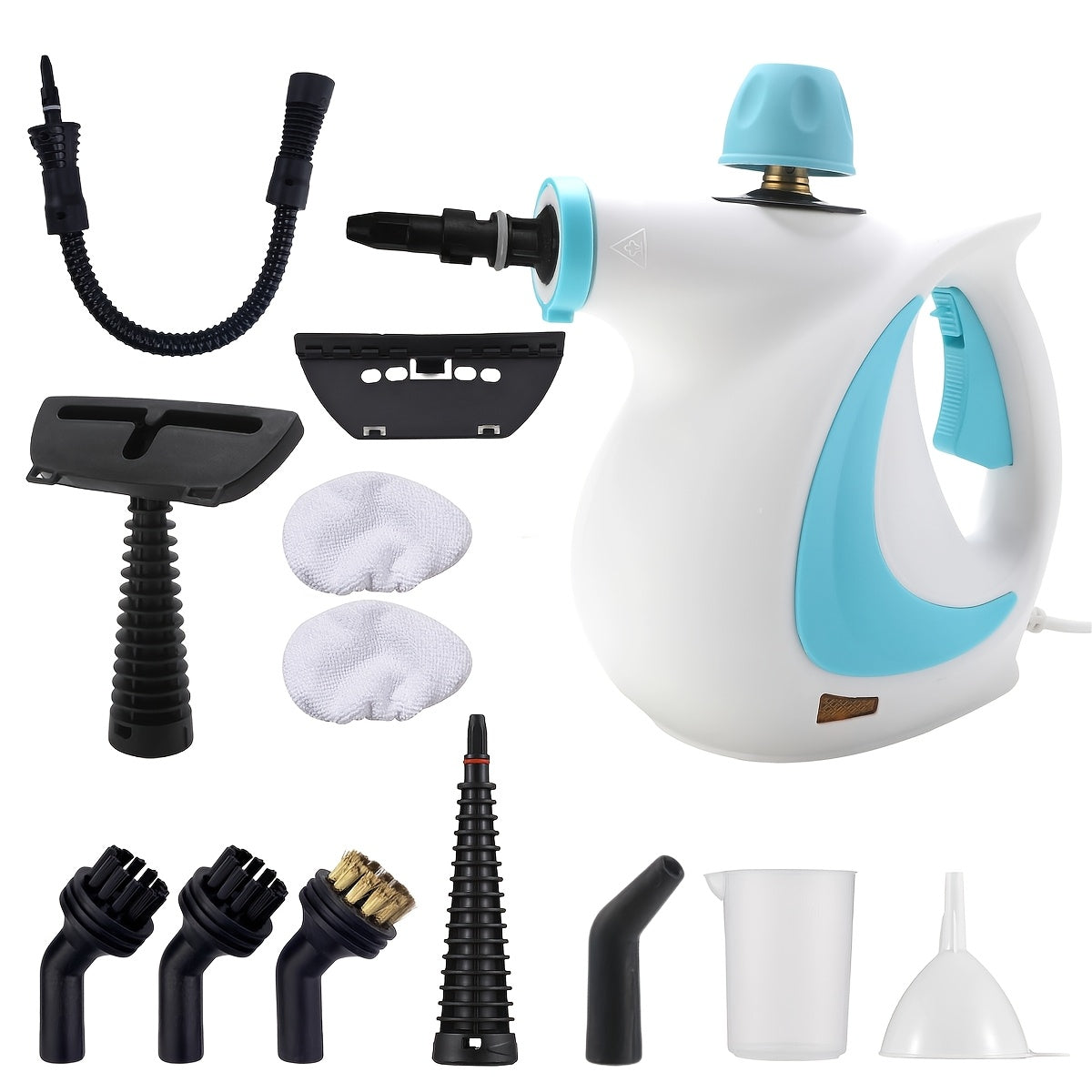 [Portable Multi-Purpose] Steam Cleaner - Multi-Functional Household Handheld Steam Cleaner 1050W With 12 Accessories - Suitable For Kitchen, Tiles, Windows, Cars, Carpets - No Chemical Substances - Portable Multi-Purpose Steam Cleaner (US Standard)