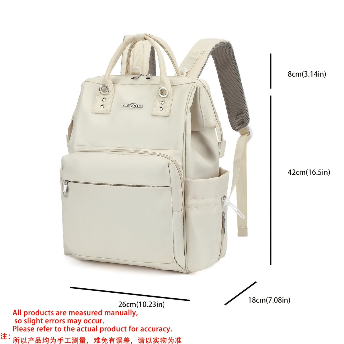 Casual Backpack, Diaper Bag Backpack, Very Suitable for Men And Women'S Leisure Travel And Daily Use Diaper Bag Handbag Nurse Bag Back Bag Casual Travel Backpack, Black