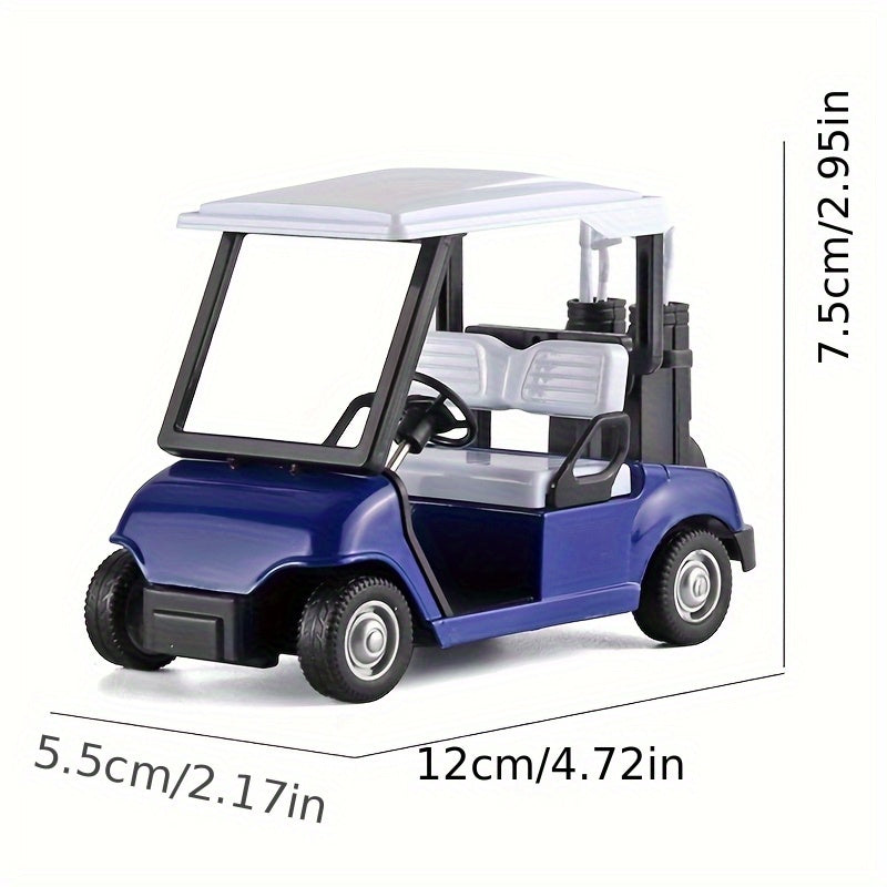 1:20 Golf Cart Alloy Pull Back Model Toy Car